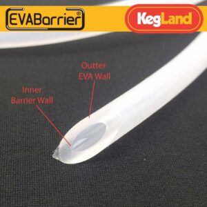 EVABarrier 4mm x 8mm Double Wall EVA voolik, 1 m